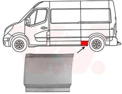 Nissan Zijplaat Achter L 4399141