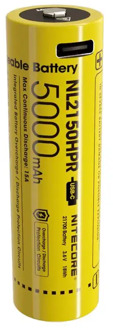 NITECORE NL2150HPR High Drain Li-ion USB-C Rechargeable 21700 Battery