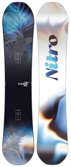 Nitro Lectra Cam-Out All-Mountain Snowboard Dames 152 Blauw dessin