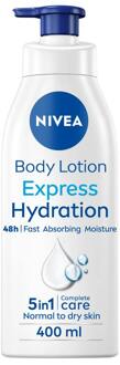 NIVEA Bodylotion Nivea Body Lotion Express Hydration Pump 400 ml