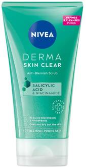 NIVEA Cleanser Nivea Derma Skin Clear Anti-Blemish Scrub Salicylic Acid & Niacinamide 150 ml