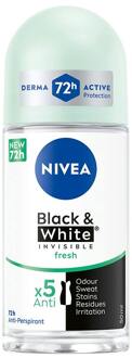 NIVEA Deodorant NIVEA Black & White Fresh Female Roll On 50 ml