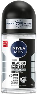 NIVEA Deodorant NIVEA Black & White Original Male Roll On 50 ml