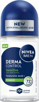 NIVEA Deodorant NIVEA Derma Control Sensitive Male Roll-on 50 ml