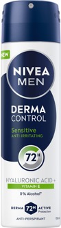 NIVEA Deodorant NIVEA Derma Control Sensitive Male Spray 150 ml