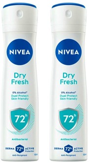 NIVEA Deodorant NIVEA Dry Fresh Anti Bacterial Deo Spray 150 ml + 150 ml