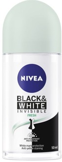NIVEA Deodorant Nivea Invisible Black & White Fresh Roll On Deo 50 ml