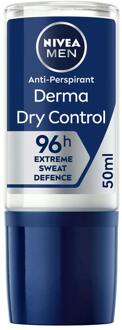 NIVEA Deodorant Nivea Men Derma Dry Control Maximum Roll-On 50 ml