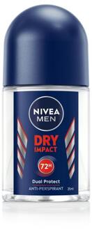 NIVEA Deodorant Nivea Men Dry Impact Roll On Deo Mini 25 ml