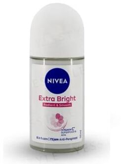 NIVEA Extra Bright Radiant & Smooth Vitamin C & AHA Deodorant Roll On 50ml