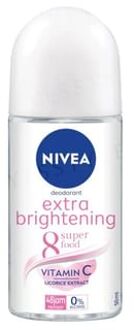 NIVEA Extra Brightening 8 Super Food Vitamin C Roll On 50ml
