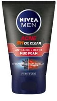 NIVEA Men Acne 8H Oil Clear Mud Foam 100g