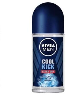 NIVEA Men Cool Kick Extra Dry Cool Blue Deodorant Roll On 50ml
