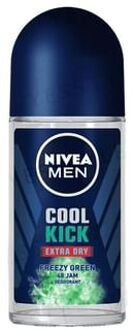 NIVEA Men Cool Kick Extra Dry Freezy Green Deodorant Roll On 50ml