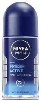 NIVEA Men Fresh Active Deodorant Roll On 50ml