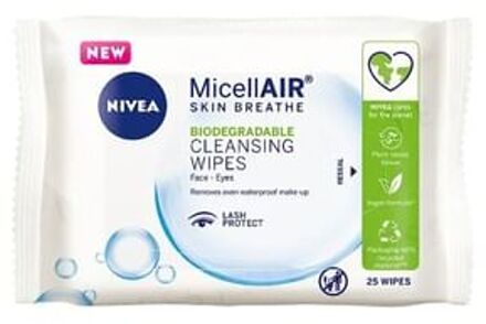 NIVEA MicellAIR Skin Breathe Cleansing Wipes 25 pcs