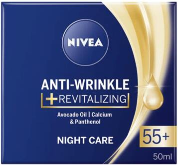 NIVEA Nachtcrème Nivea Anti Wrinkle Revitalizing Night Care 55+ 50 ml