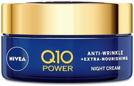 NIVEA Nachtcrème Nivea Q10 Power Anti-Wrinkle Extra Nourishing Night Cream 50 ml