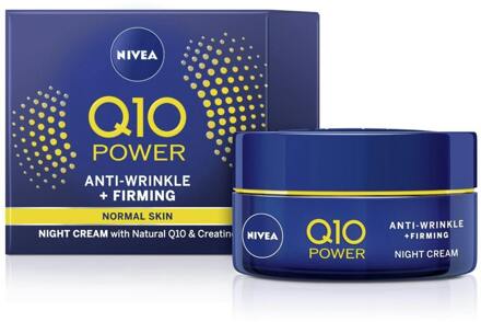 NIVEA Nachtcrème Nivea Q10 Power Anti-Wrinkle Firming Night Cream 50 ml