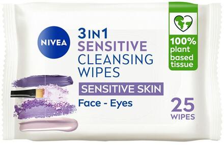 NIVEA Reinigingsdoekjes NIVEA Sensitive Cleansing Wipes 25 st