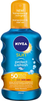 NIVEA SUN Dry Touch Transparante Zonnespray SPF 50 - 200 ml