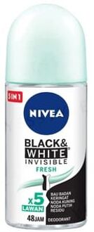 NIVEA Women Invisible Black & White Fresh Deodorant Roll On 50ml
