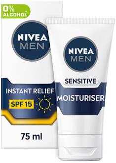 NIVEA Zonnebrandcrème Nivea Men Sensitive Face Cream SPF15 75 ml