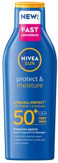 NIVEA Zonnebrandcrème NIVEA Protect & Moisture Sun Lotion SPF 50+ 200 ml