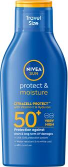 NIVEA Zonnebrandcrème NIVEA Protect & Moisture Travel Size SPF50+ 100 ml