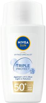 NIVEA Zonnebrandcrème Nivea Sun Face Triple Protect SPF50+ 40 ml