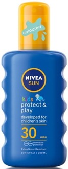 NIVEA Zonnebrandcrème Nivea Sun Kids Protect & Play Colored Sun Spray SPF30 200 ml