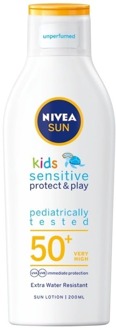 NIVEA Zonnebrandcrème Nivea Sun Kids Sensitive Protect & Play Sun Lotion SPF50+ 200 ml