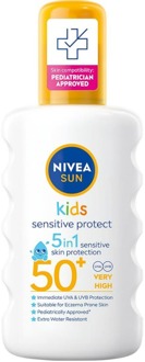 NIVEA Zonnebrandcrème Nivea Sun Kids Sensitive Protect & Play Sun Spray SPF50 200 ml
