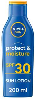 NIVEA Zonnebrandcrème NIVEA Sun Protect & Moisture Sun Lotion SPF30 200 ml