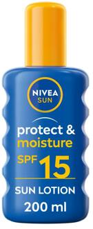 NIVEA Zonnebrandcrème Nivea Sun Protect & Moisture Sun Spray SPF15 200 ml