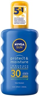 NIVEA Zonnebrandcrème Nivea Sun Protect & Moisture Sun Spray SPF30 200 ml