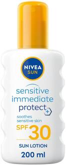 NIVEA Zonnebrandcrème NIVEA Sun Sensitive Immediate Protect SPF30 Sun Spray 200 ml