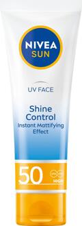 NIVEA Zonnebrandcrème NIVEA Sun UV Face Shine Control Cream SPF50 50 ml