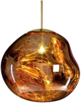 NJOY Hanglamp Sanimex Njoy Met E27 Fitting 20 cm Inclusief 4W Lamp Glas Goud Sanimex