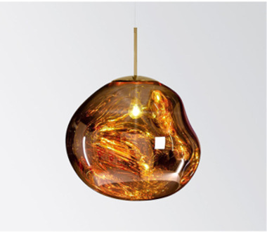 NJOY Hanglamp Sanimex Njoy Met E27 Fitting 27 cm Inclusief 4W Lamp Glas Goud Sanimex