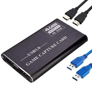 NK-S41 HDMI Game Capture Card USB3.0 Capture HDMI 4Kp60 Compatible with PS4/Switch/Camera/Recording/Live Streaming Black