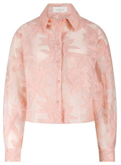 Nkf02024 sorrento blouse flower Roze - XXXL