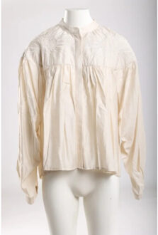 Nkf02034 17 julia blouse off white Wit - XXXL