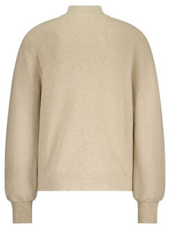 Nkf03026 9 daytona pullover lurex sand Beige - XXXL