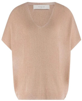 Nks01022 dina top lurex Roze - M
