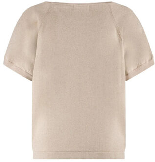 Nks01085 anita top lurex Roze - S