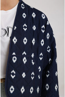 Nks05009 jolie cardigan Blauw - M
