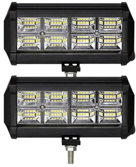 Nlpearl Licht Bar/Werk Licht 48W/96W Led Verlichting Bar Off-Road Spotlight Led bar Voor Trekker Off-Road Atv Trucks Boot 12V 24V 2stk-96W