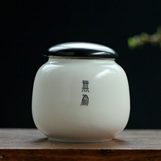 Nlslasi Keramische Theepot Boutique Kleine Mini Pu'er Groene Thee Verzegeld Opslagtank Thee Verpakking Voedsel Verzegelde Blikken Geschenkdoos