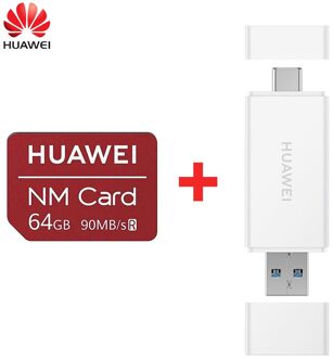 Nm Card 90 Mb/s 64Gb/128Gb/256Gb Gelden Mate20 Pro Mate20 X P30 Met USB3.1 Gen 1 Nano Memory Kaartlezer 64GB-USB3.1